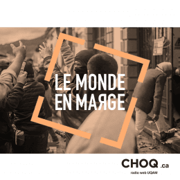 Le monde en marge