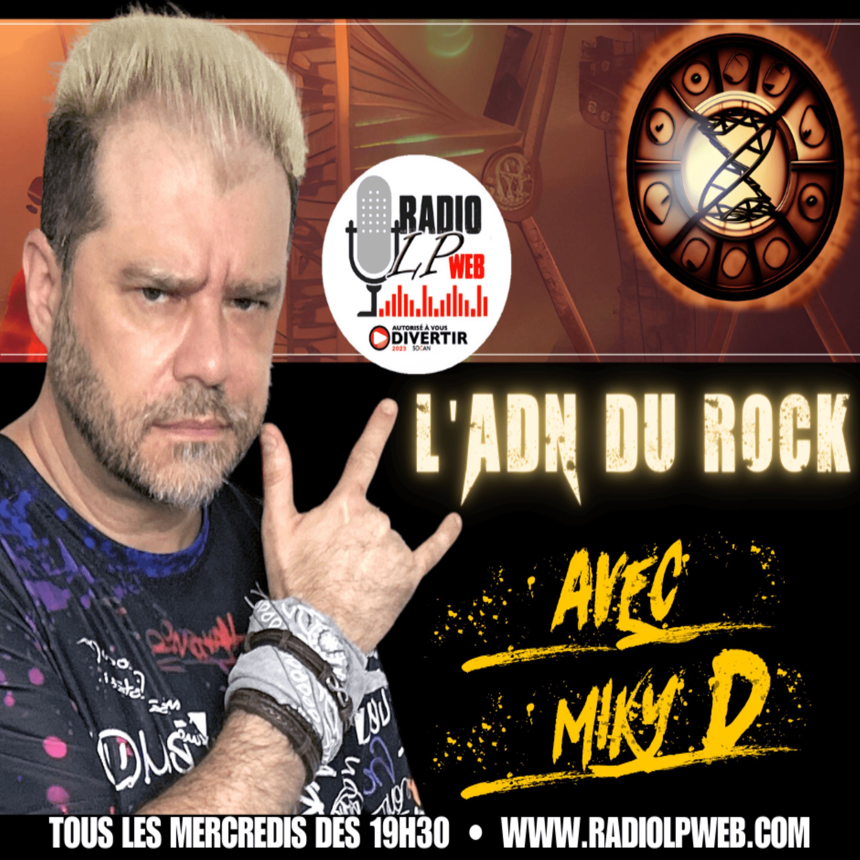 L'ADN du ROCK avec Miky D - Radio LP Web 