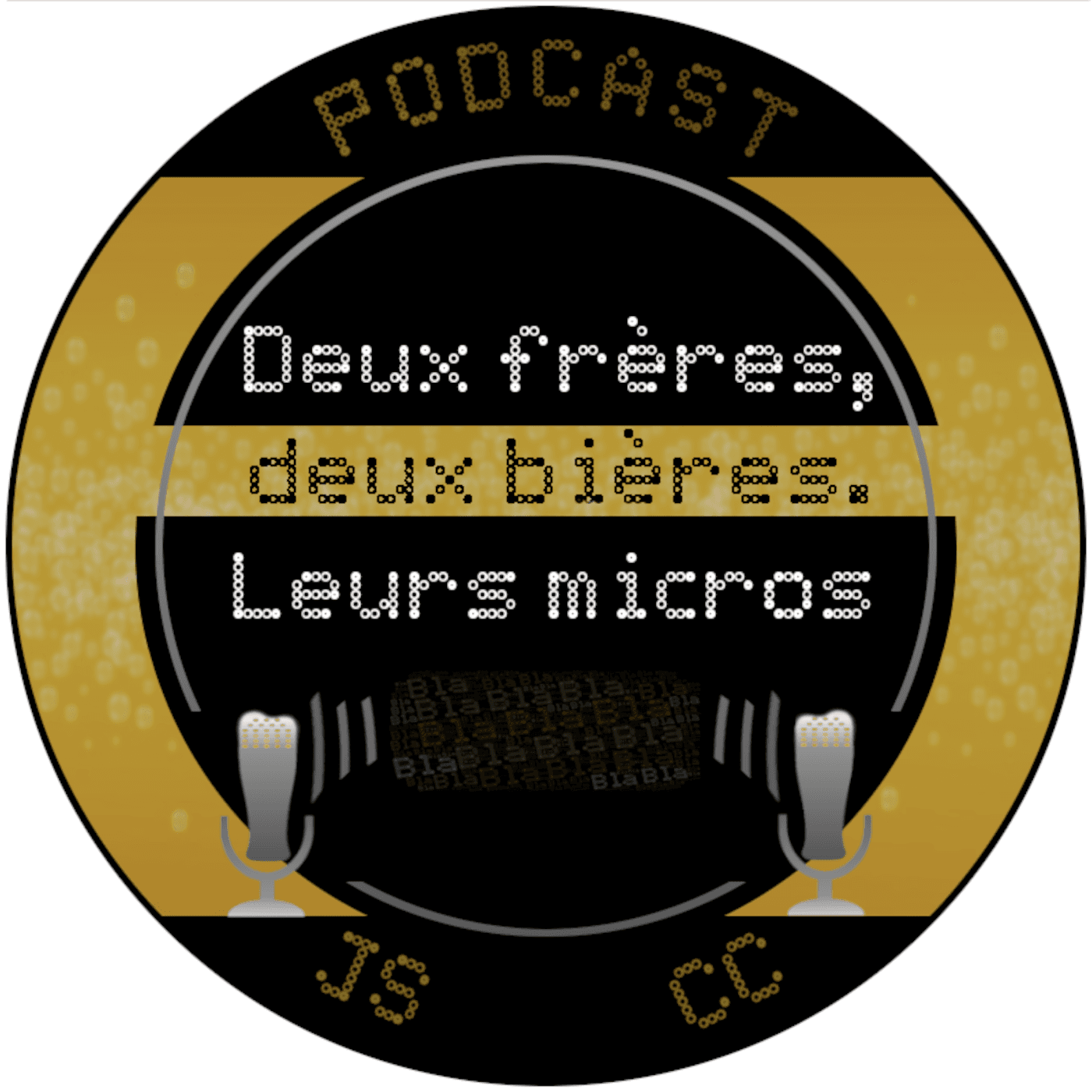Deux frères, deux bières. Leurs micros.